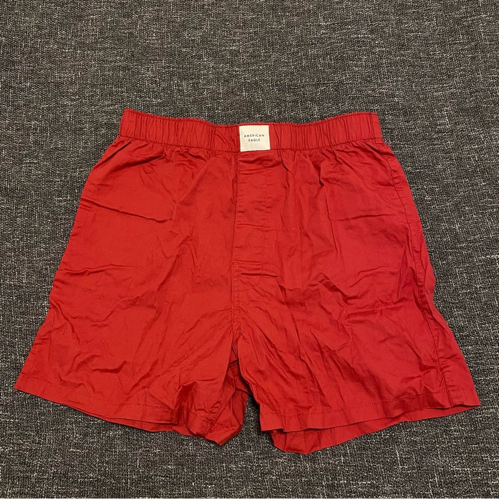 American Eagle Outfitters Vibrant Red Boxers
